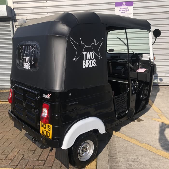 Two Birds spirits tuk tuk in matt black