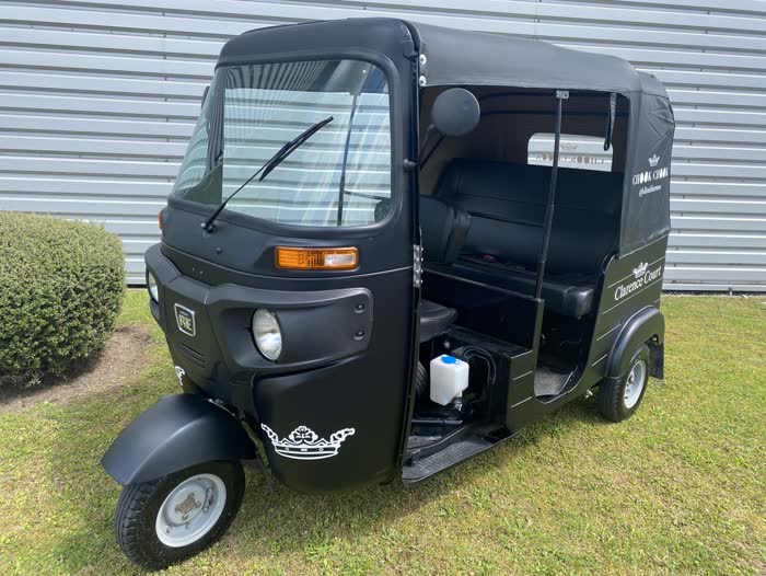 Clarence Court eggs tuk tuk in matt black