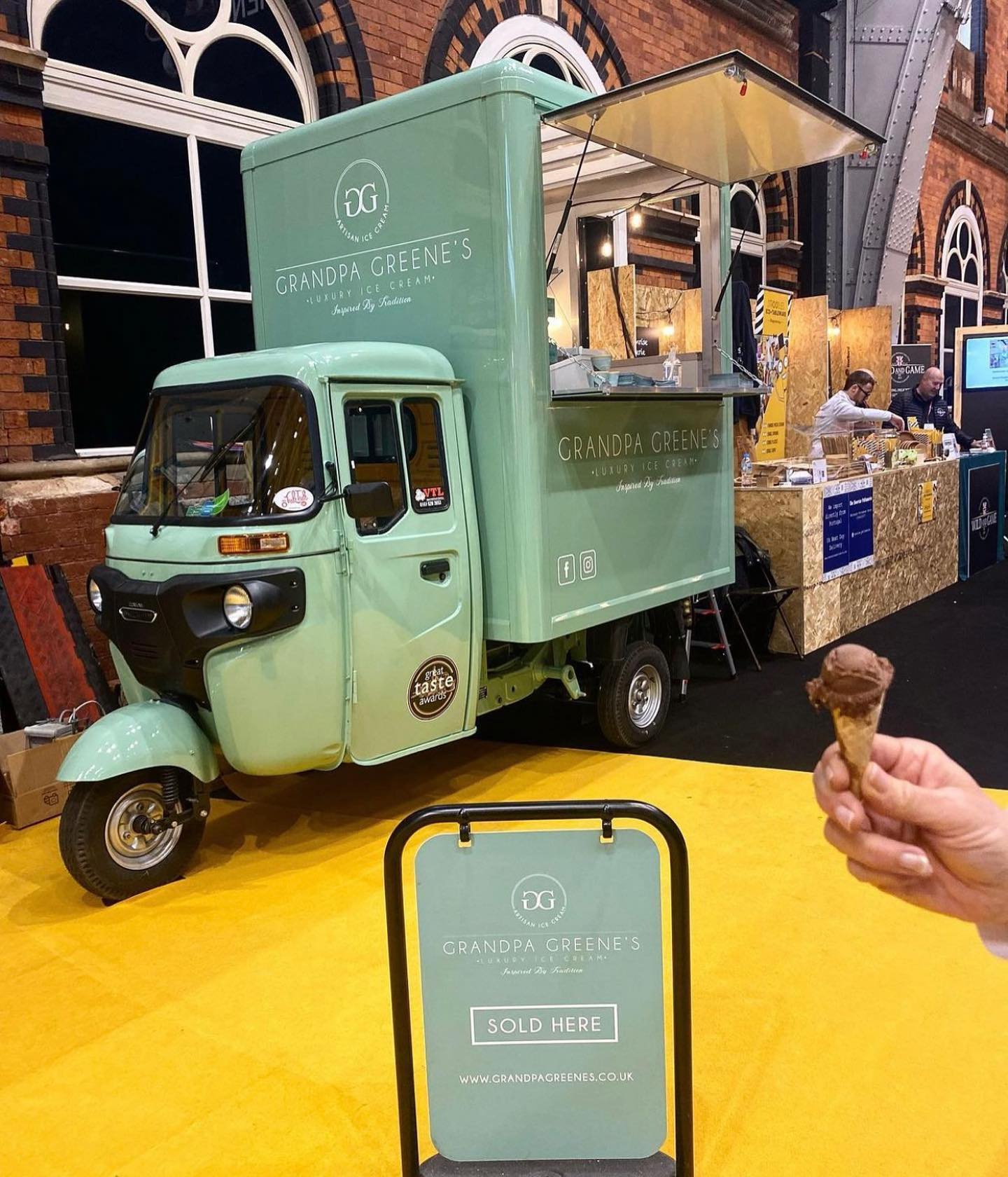 Loving the latest Tuk Box for @grandpagreenes ice cream. Little cone to go with the little ice cream van 😍 — Tuk Tuk UK