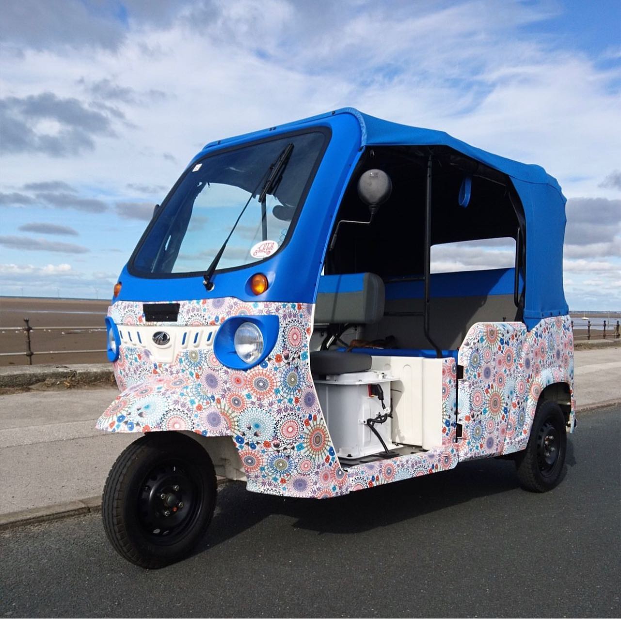 Another happy customer of our Mahindra Treo fully electric Tuk Tuk — Tuk Tuk UK